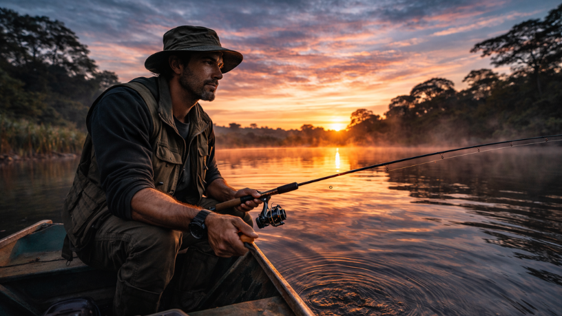 O melhor horário para pescar varia conforme espécie, clima e luminosidade, afirma Joel Alves.