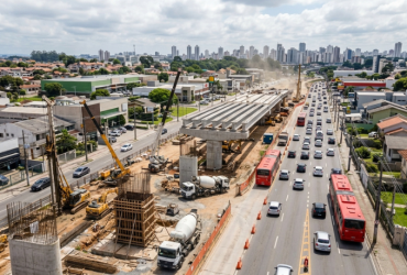 Curitiba reabre edital de viaduto no Xaxim e obra do Novo Inter 2 pode mudar trânsito na região