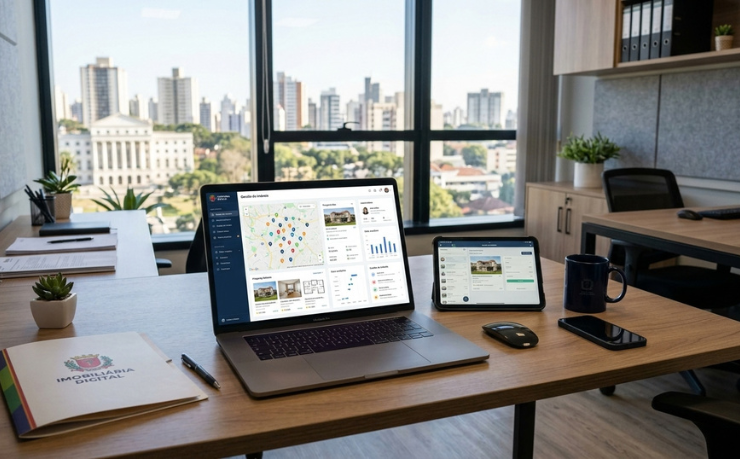 Curitiba lança plataforma digital para imobiliárias e amplia serviços online para gestão de imóveis